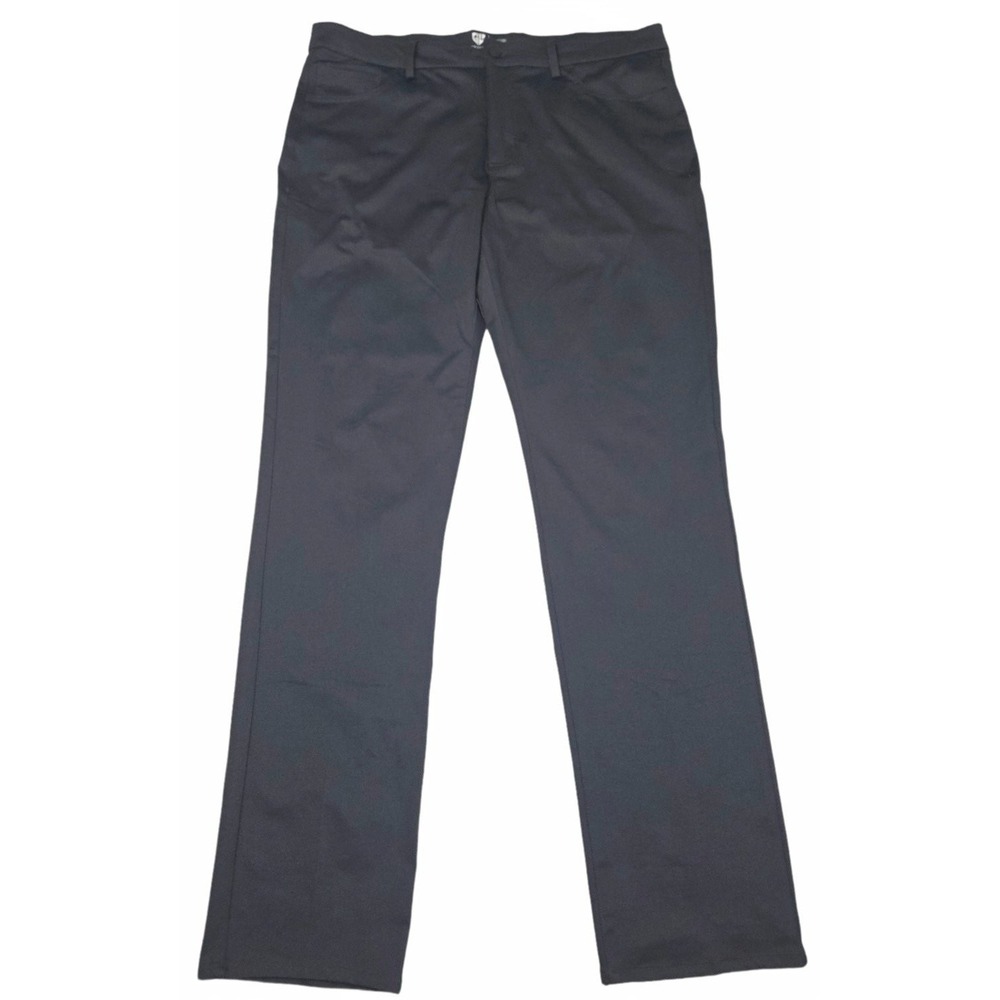 Graham Luxe Mens 36x34 Emerson Golf Pants Black Performance Lightweight Trousers